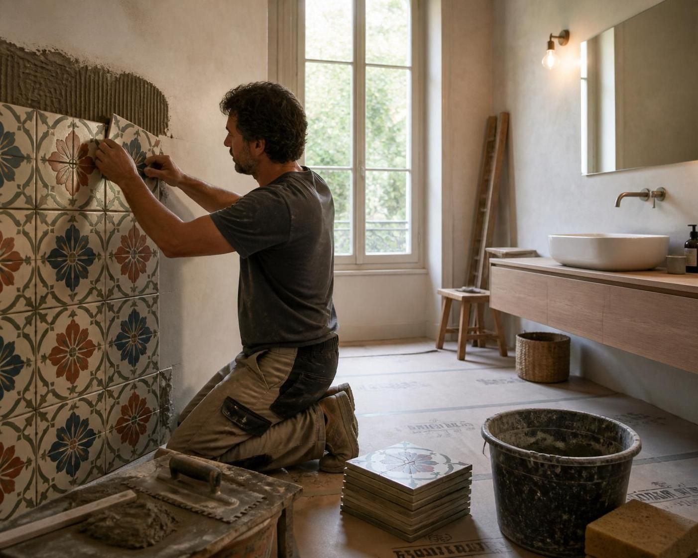 découvrez notre guide complet pour poser des carreaux de ciment dans votre salle de bain et obtenir un résultat parfait, étape par étape, avec des conseils pratiques et astuces indispensables.