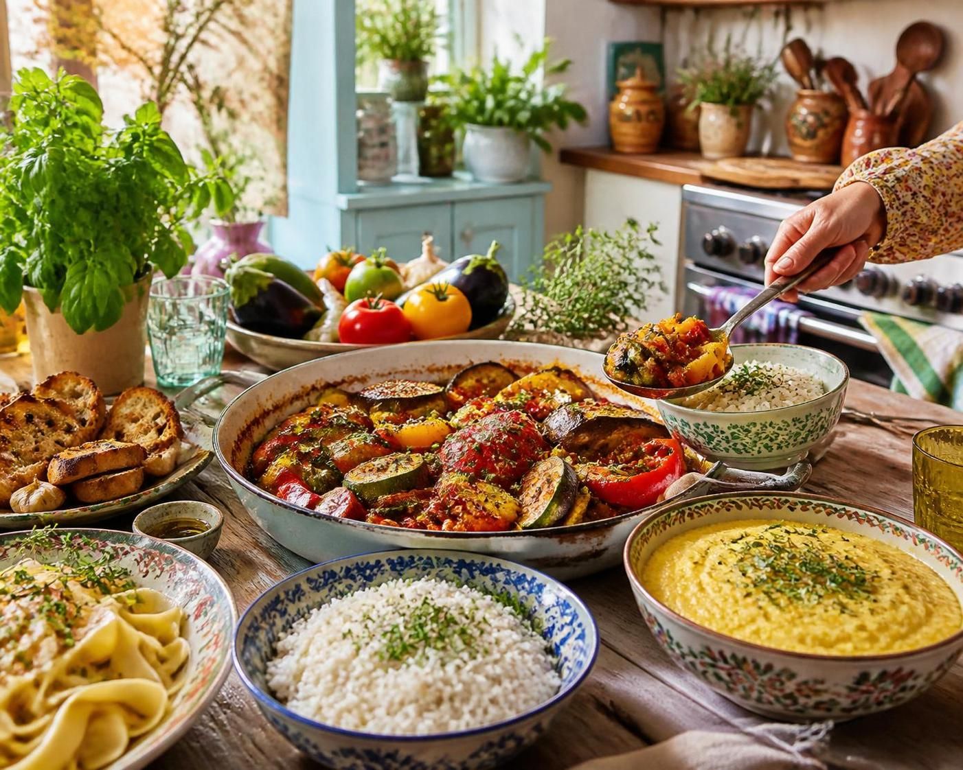 découvrez quels accompagnements choisir pour sublimer votre ratatouille et révéler toutes ses saveurs.