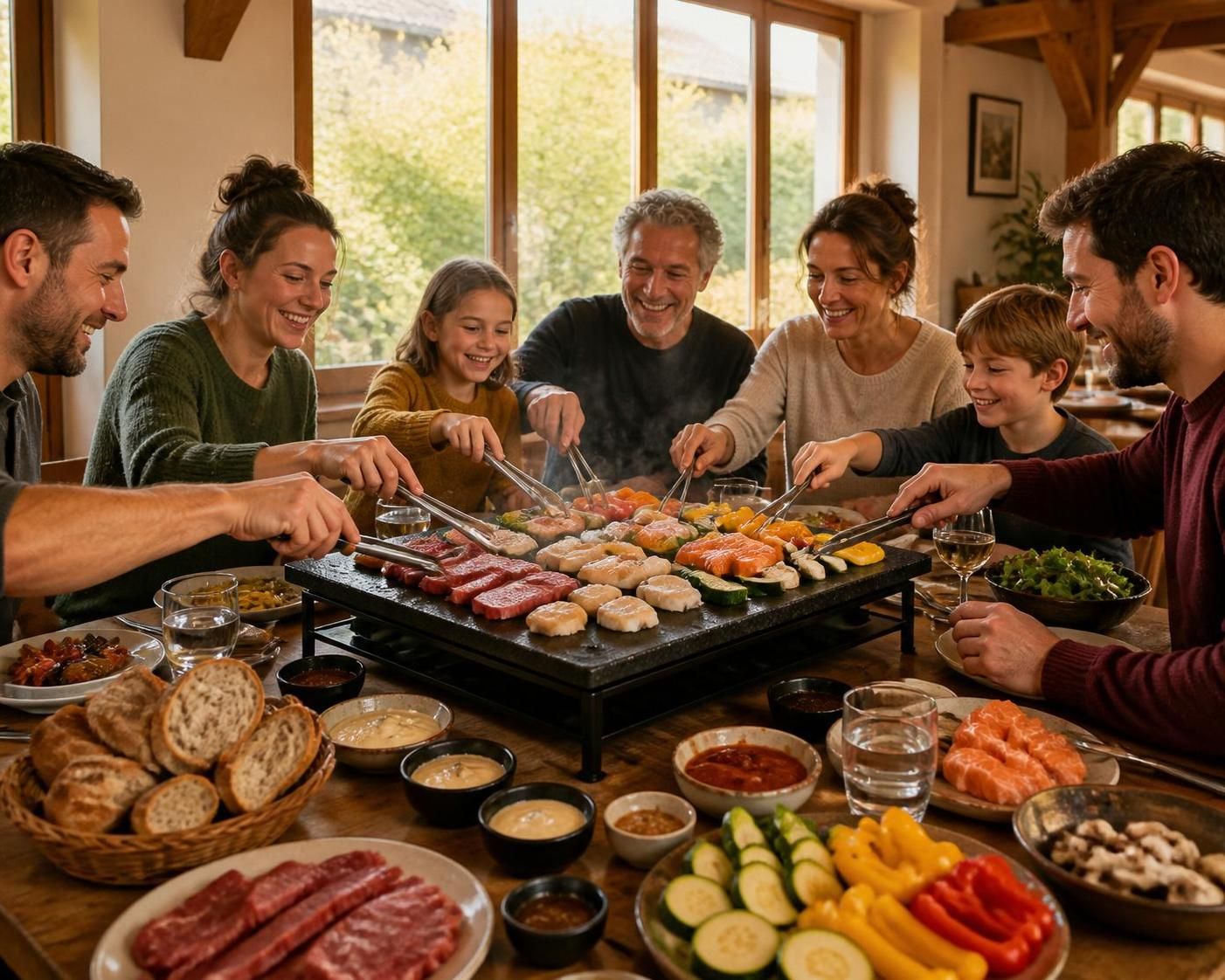 découvrez des recettes de pierrade savoureuses avec viandes, poissons et légumes pour un repas convivial et réussi en famille ou entre amis.
