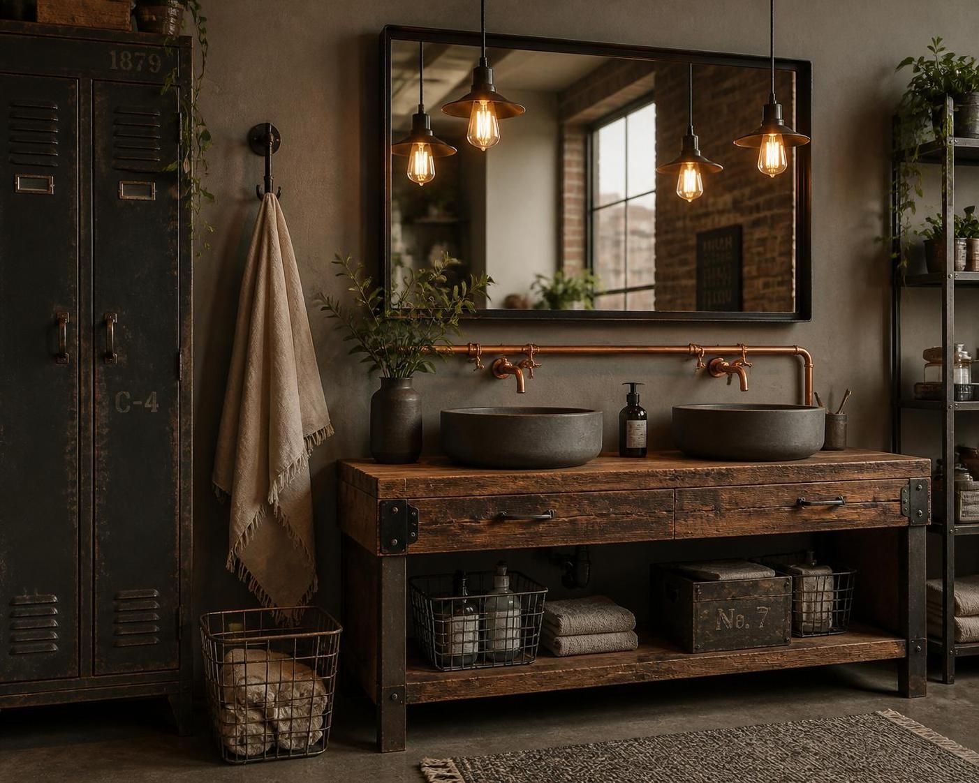 découvrez nos idées et astuces déco pour créer une salle de bains industrielle authentique alliant style brut et fonctionnalité moderne.