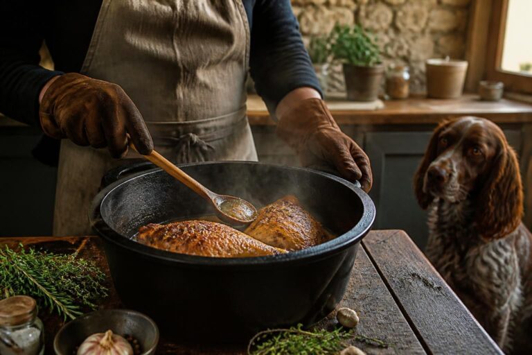 découvrez le temps de cuisson idéal des cuisses de canard dans une cocotte en fonte avec notre guide pratique pour réussir vos plats savoureux et tendres.