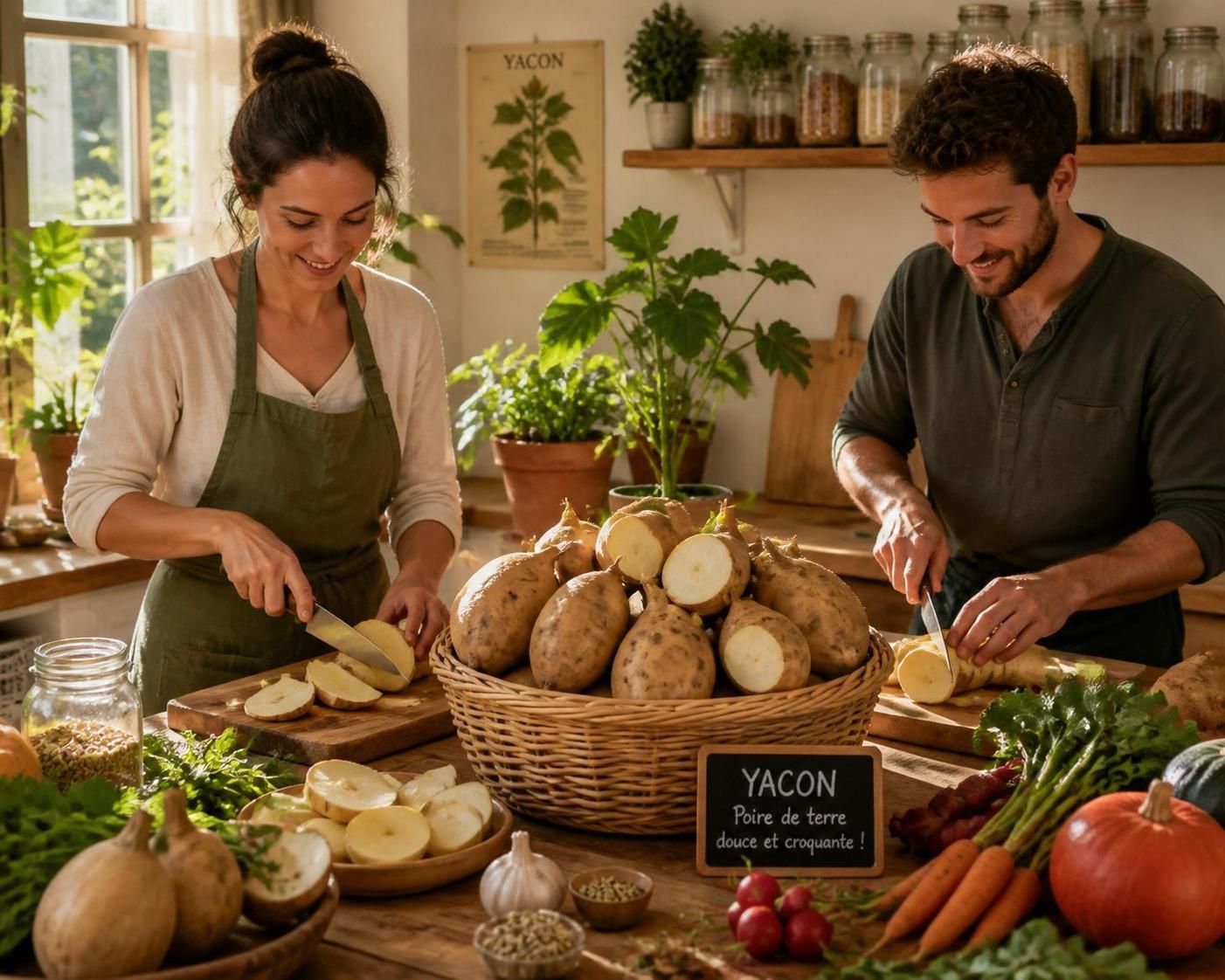 découvrez le yacon, la poire de terre sucrée, une racine originale qui séduit les amateurs de saveurs nouvelles et saines. idéal pour varier vos recettes avec une touche douce et croquante.