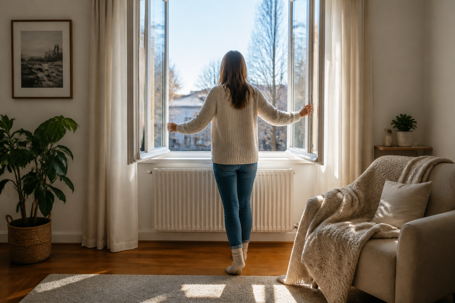 Comment aérer sa maison en hiver sans trop refroidir