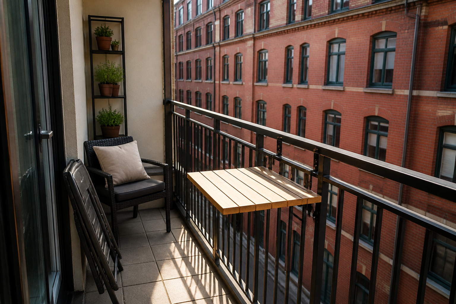 Comment aménager un petit balcon agréable et pratique