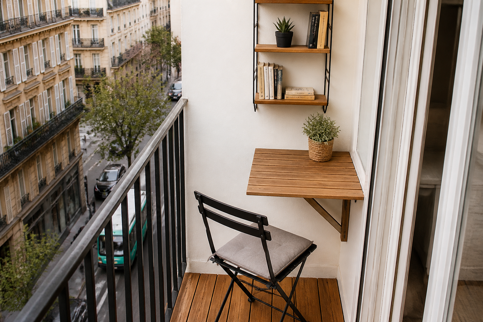 Comment aménager un petit balcon agréable et pratique