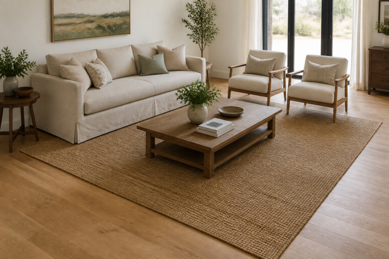 Comment choisir un tapis pour le salon selon la taille de la pièce