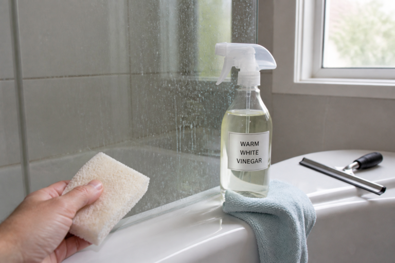 Comment enlever le calcaire sur une paroi de douche