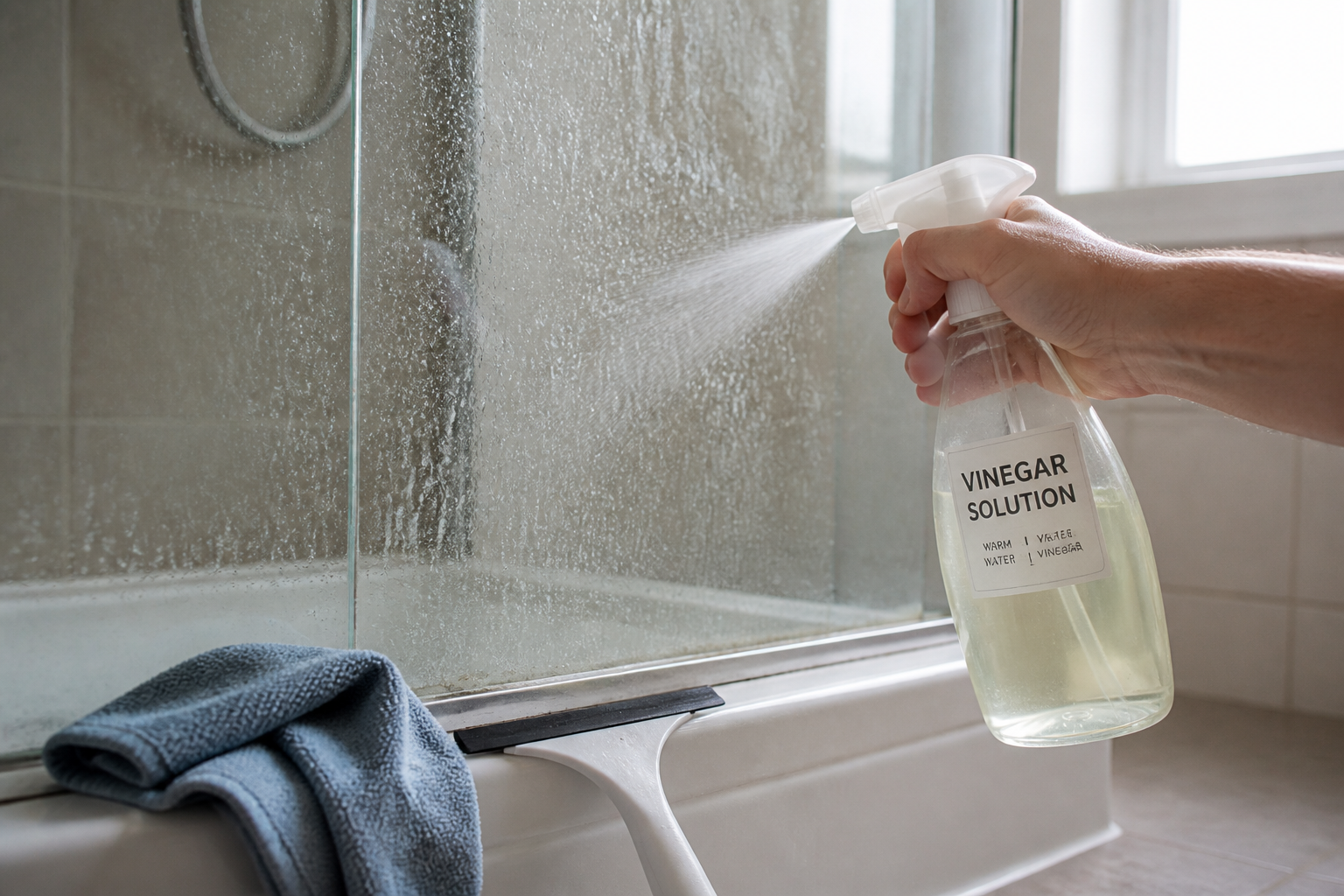 Comment enlever le calcaire sur une paroi de douche