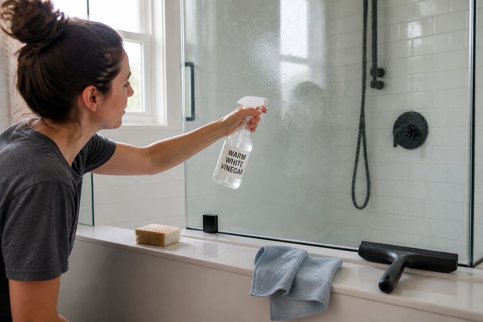 Comment enlever le calcaire sur une paroi de douche