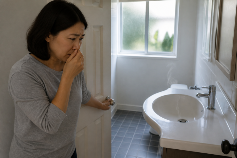 Comment enlever une odeur d’égout dans la salle de bain