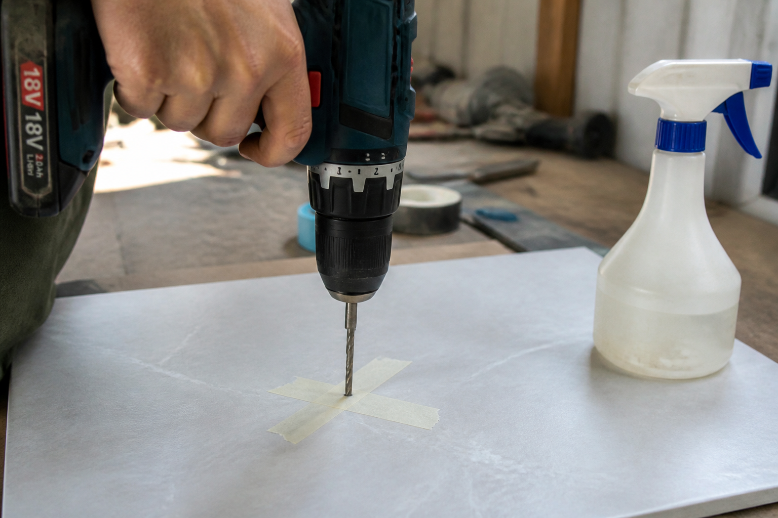 Comment percer du carrelage sans le fissurer