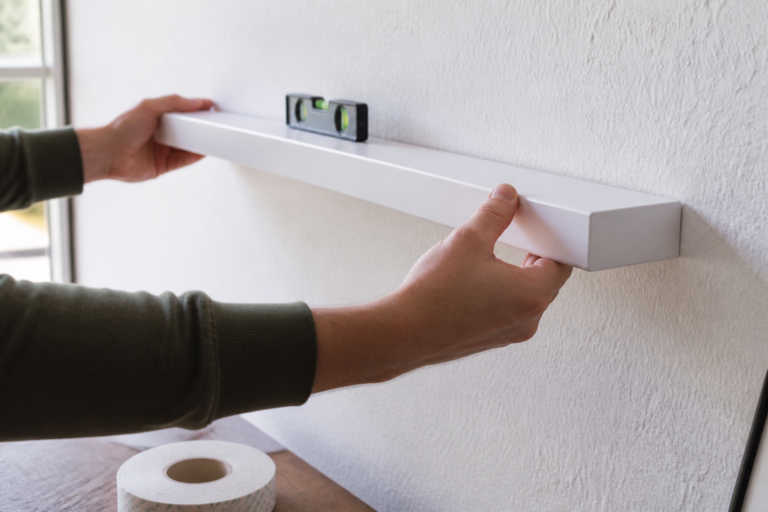 Comment poser une étagère sans se tromper de fixation