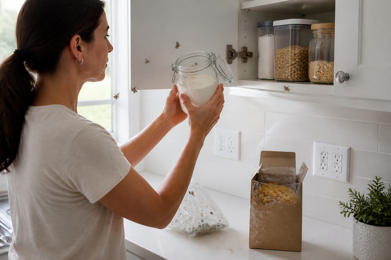 Comment se débarrasser des mites alimentaires dans la cuisine