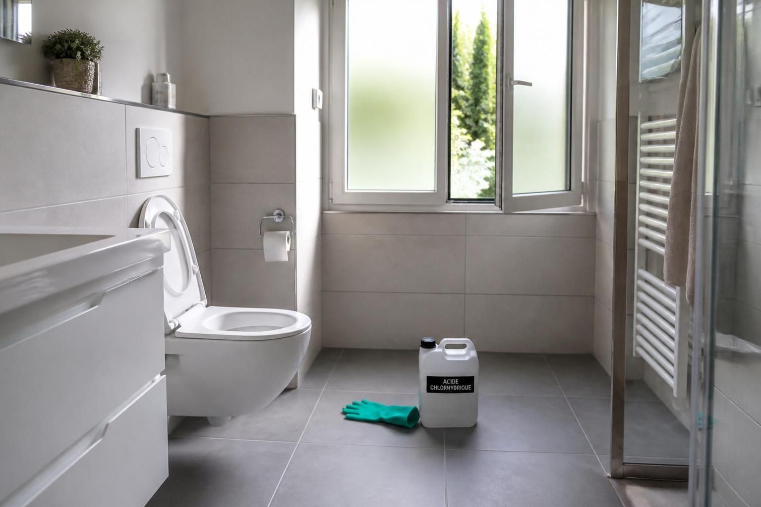 découvrez comment utiliser l'acide chlorhydrique pour nettoyer efficacement vos wc sans effort, en éliminant rapidement les taches et les dépôts tenaces.