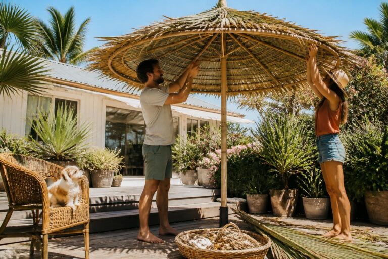 découvrez comment fabriquer un parasol paillote facilement pour profiter de l’été avec style et fraîcheur. guide pas à pas pour un ombrage naturel et esthétique.