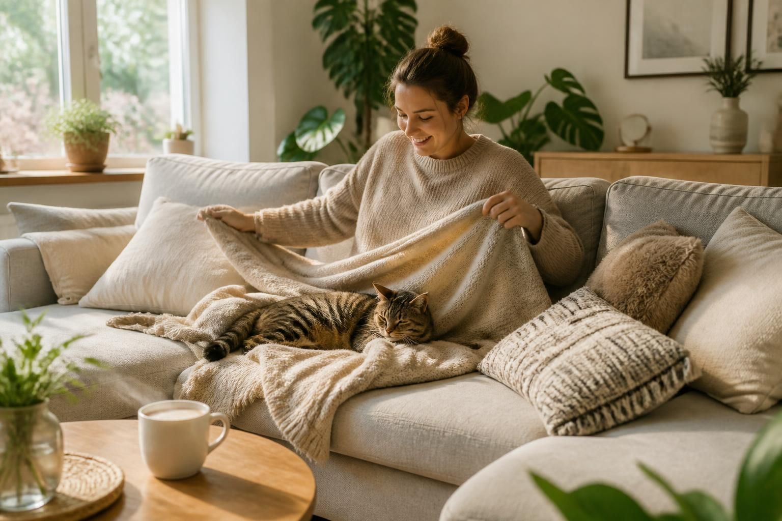 découvrez nos astuces pour installer un plaid sur un canapé d’angle et créer une ambiance cosy et tendance dans votre salon.