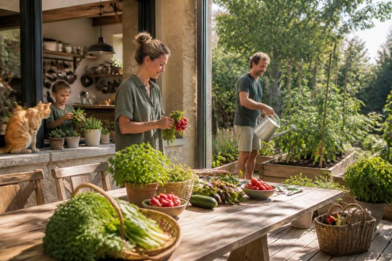 découvrez nos 4 conseils pratiques pour créer un passage harmonieux entre votre cuisine et votre potager, alliant fonctionnalité et esthétique pour un espace de vie convivial et naturel.
