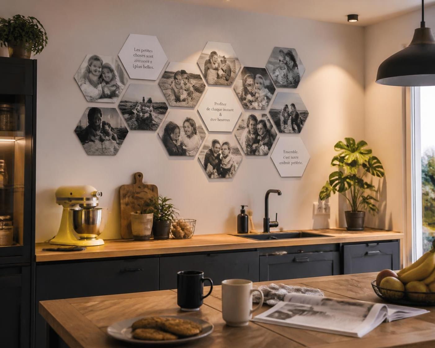 découvrez comment créer une décoration unique et personnalisée avec des photos hexagonales grâce à nos astuces et idées originales pour sublimer vos murs.