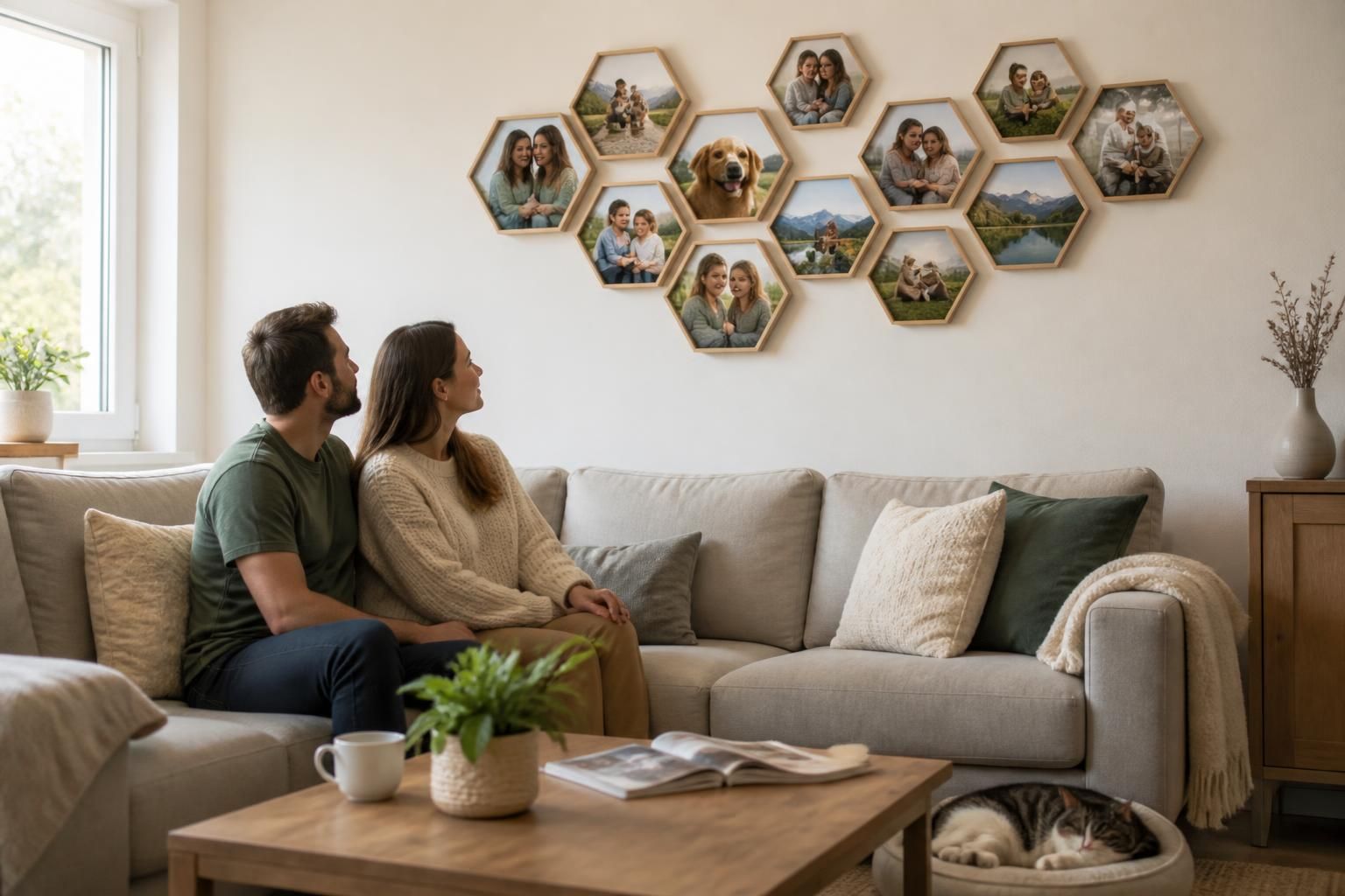 découvrez comment créer une décoration unique et originale avec des photos hexagonales grâce à nos astuces pratiques et idées inspirantes pour sublimer vos murs.