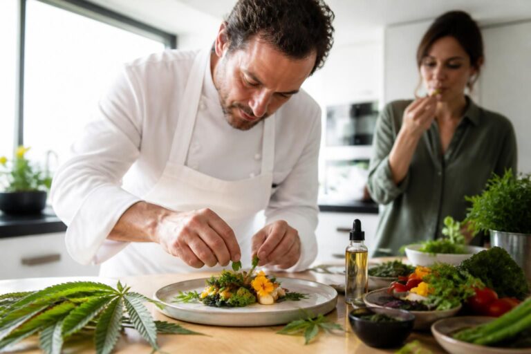 découvrez la cuisine au cbd, une nouvelle tendance 5 étoiles alliant saveurs raffinées et bienfaits du cannabidiol pour une expérience gastronomique unique.