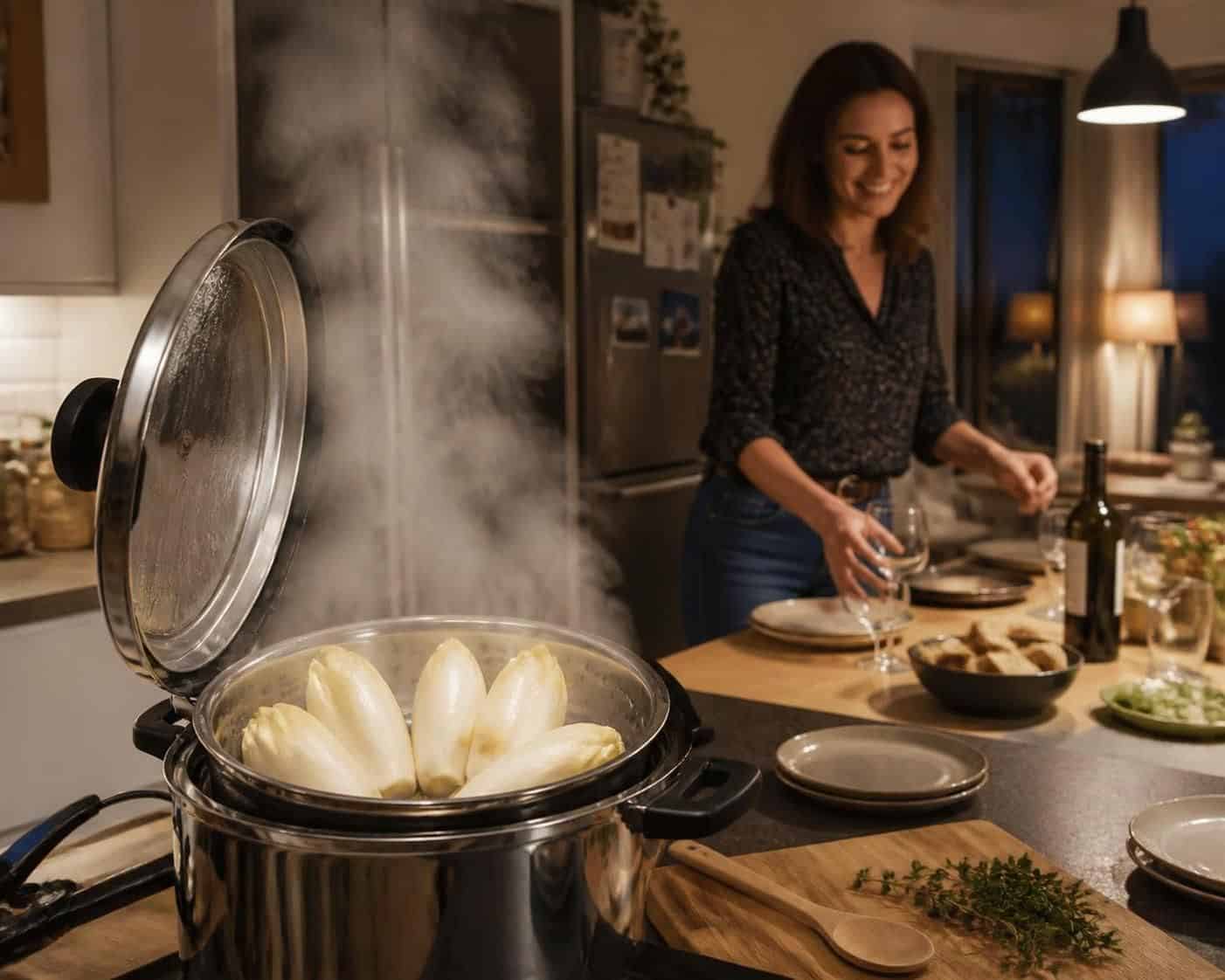 découvrez la méthode rapide et efficace pour cuire les endives à la cocotte minute, tout en conservant saveurs et nutriments.