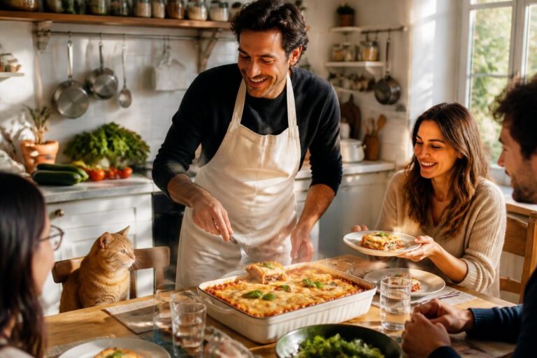 découvrez la recette facile des lasagnes végétariennes de cyril lignac, un plat savoureux et gourmand à préparer en toute simplicité.