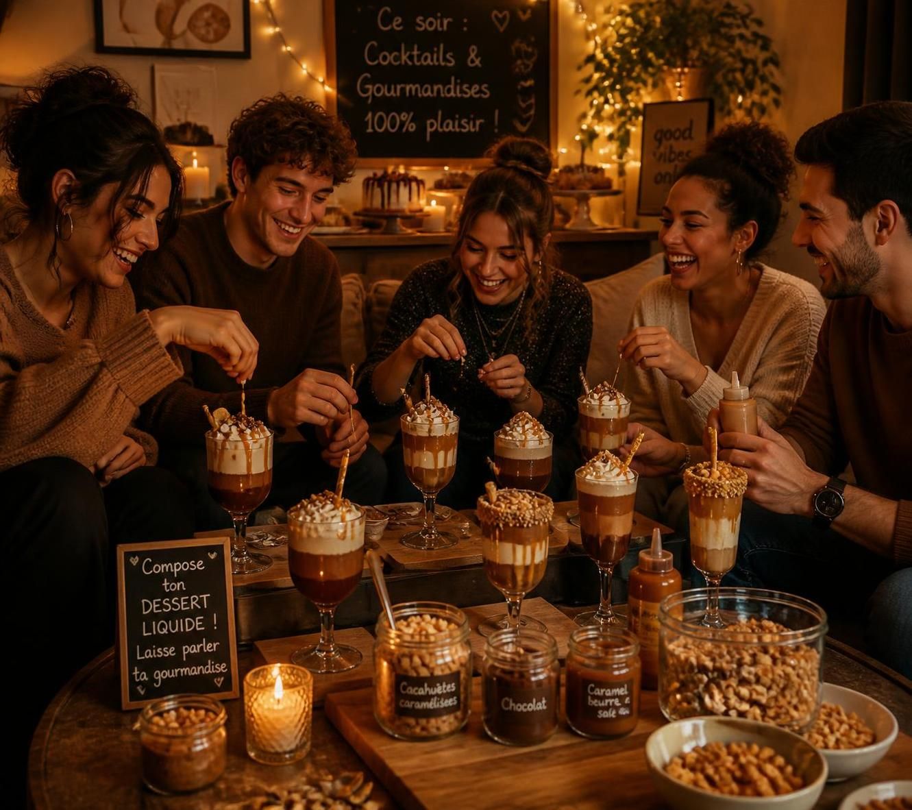 découvrez ma version bistronomique revisitée du cocktail au bonbon snickers, une alliance gourmande et originale qui surprendra vos papilles.