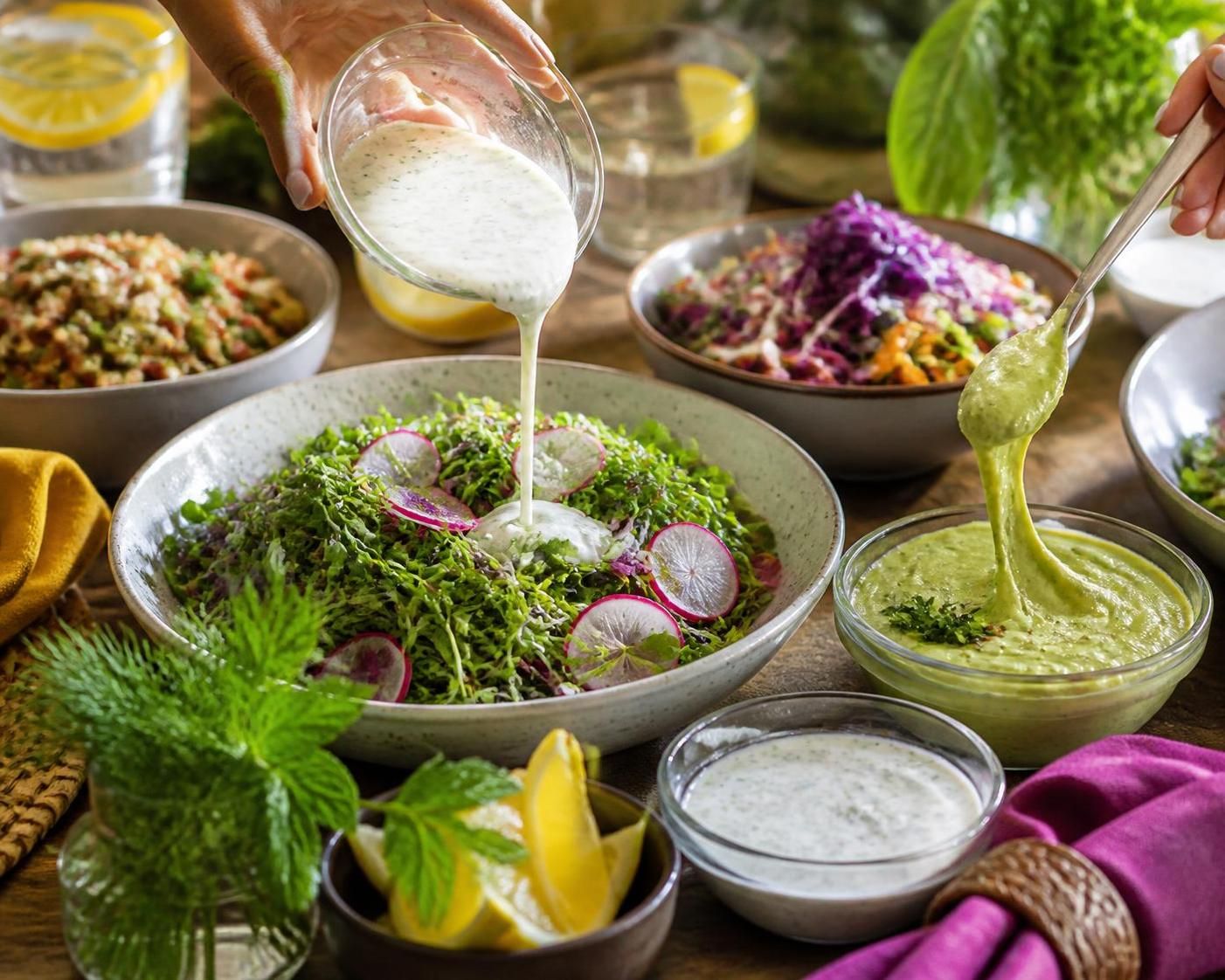 découvrez les meilleures recettes de sauce à salade sans vinaigre pour apporter fraîcheur et saveurs à vos plats. faciles, rapides et savoureuses, elles sauront sublimer toutes vos salades.