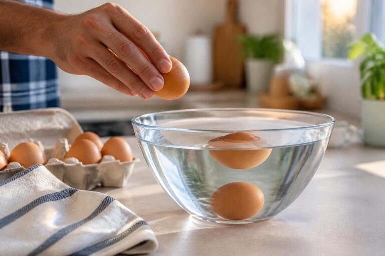 découvrez une méthode simple et efficace pour vérifier la fraîcheur de vos œufs en utilisant le test de l'œuf qui flotte. assurez-vous toujours de consommer des œufs frais pour votre sécurité et votre plaisir culinaire.