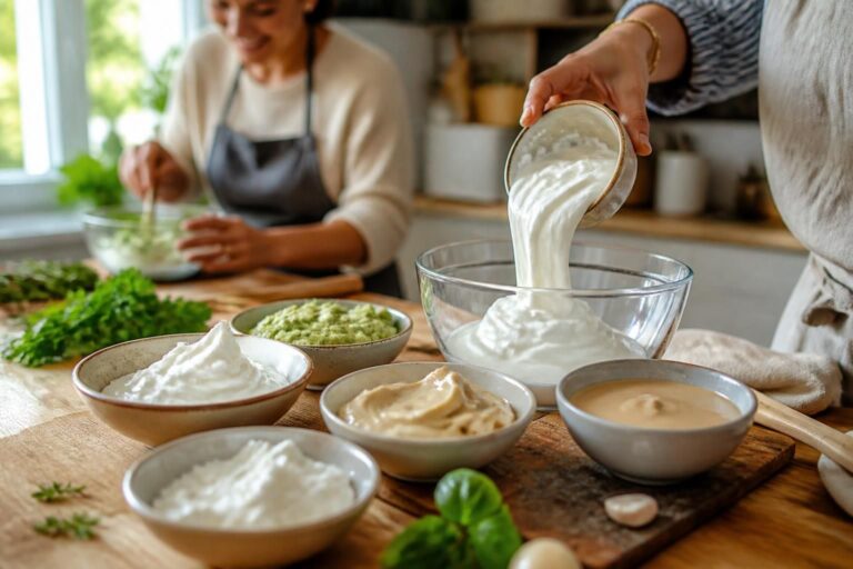 découvrez des alternatives faciles et savoureuses à la crème fraîche pour vos recettes. guide pratique pour remplacer la crème fraîche sans compromis sur le goût.
