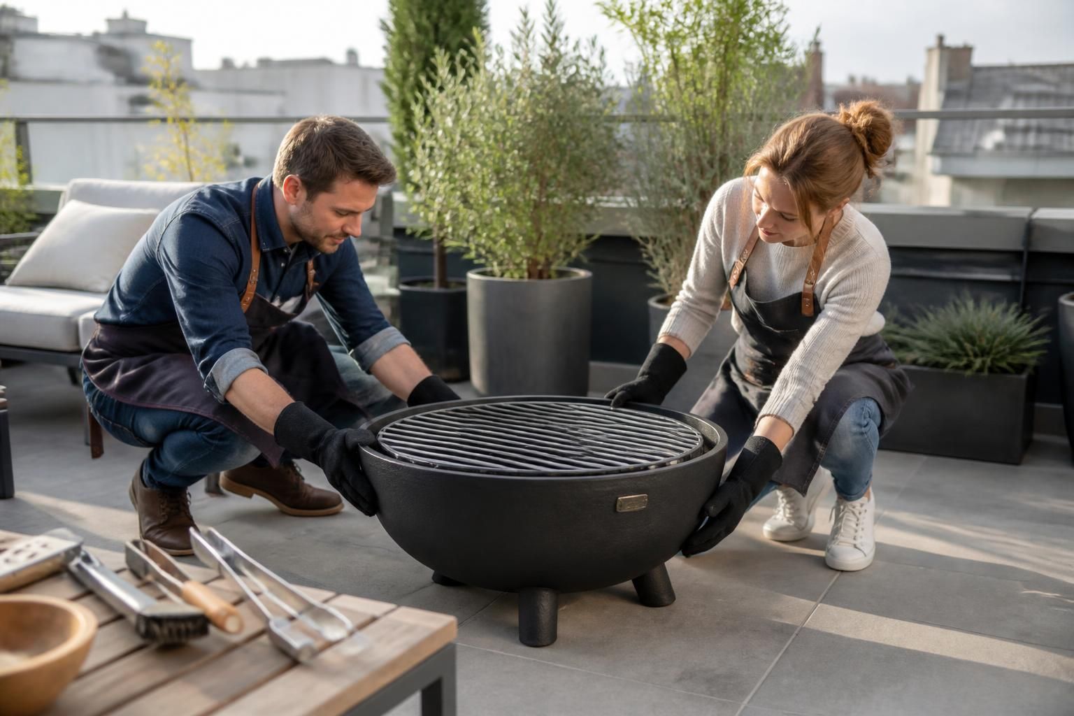 découvrez comment faire des grillades sur un brasero en toute sécurité, avec des conseils pratiques pour éviter les risques et profiter d'un repas convivial en plein air.
