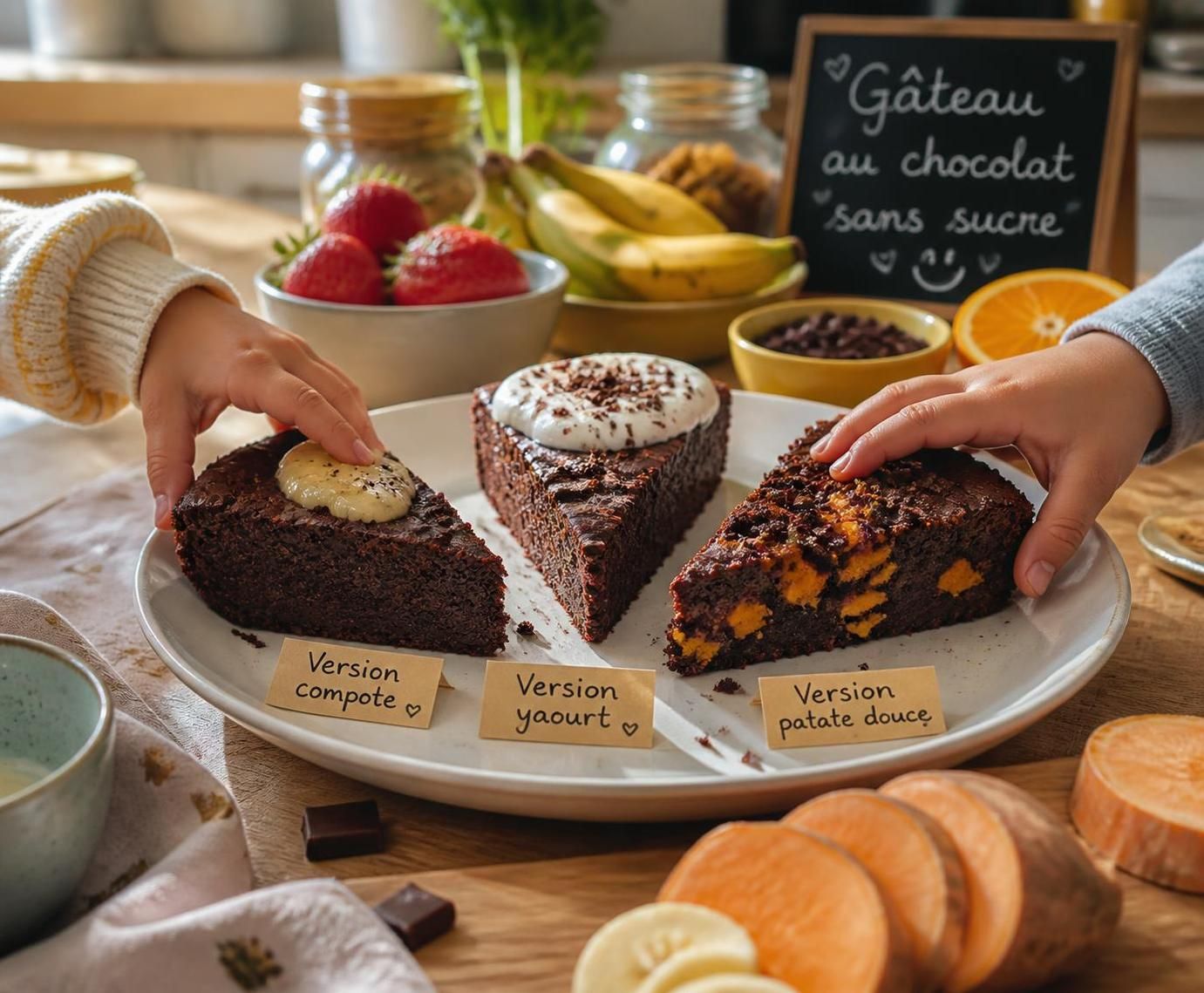 découvrez 3 recettes faciles de gâteau au chocolat sans sucre, spécialement conçues pour les diabétiques, alliant gourmandise et santé.