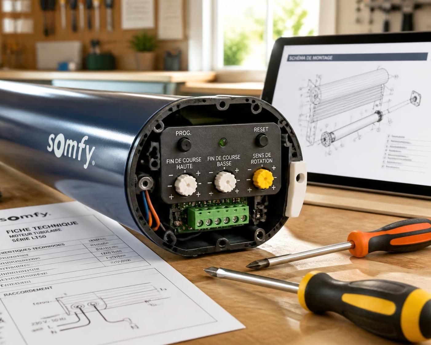 découvrez comment le réglage fin de course de votre volet roulant somfy peut prolonger sa durée de vie et assurer un fonctionnement optimal.