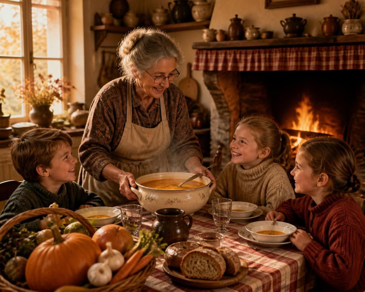 découvrez la recette traditionnelle de soupe au potiron de grand-mère, parfaite pour savourer les saveurs chaleureuses de l'automne.